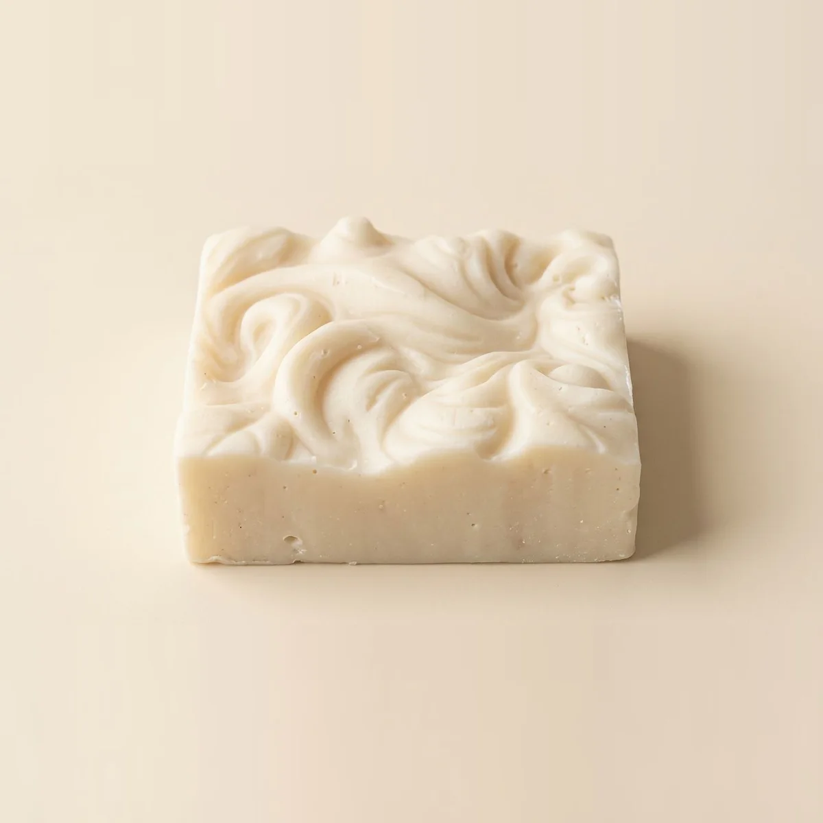 Jabón artesanal de harina de arroz, rectangular